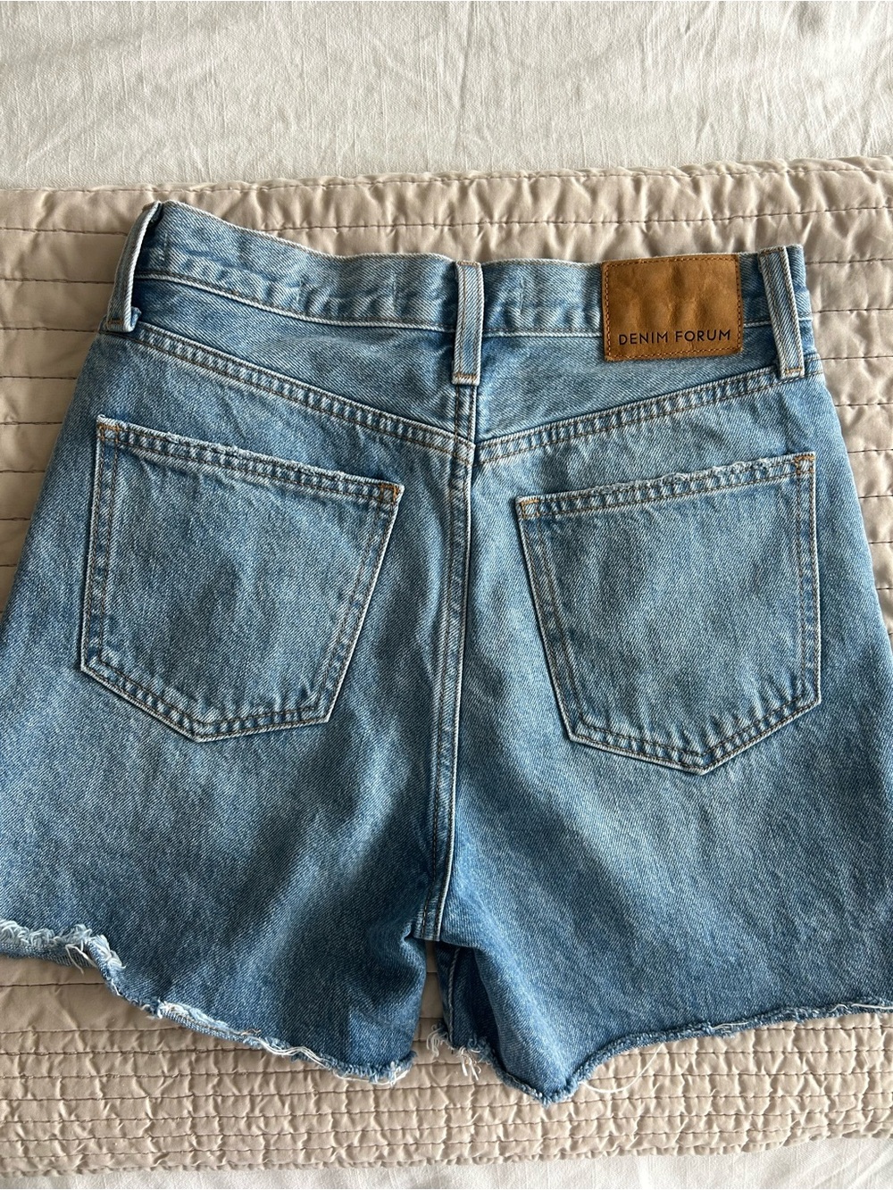 Denim Forum - Yoko Mid Thigh Shorts - Picture 3 of 3